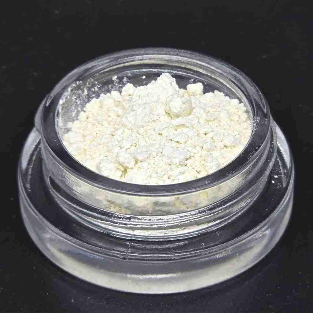 Bowl full of kratom powder.